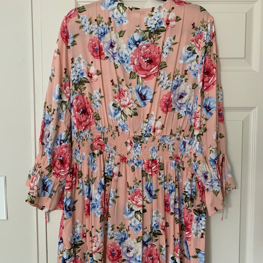 Forever21 - 2X Plus Size Floral Print Mini Dress